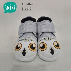 iKiKi Snowy Owl Toddler Shoes Sparkly White - Toddler Size 8